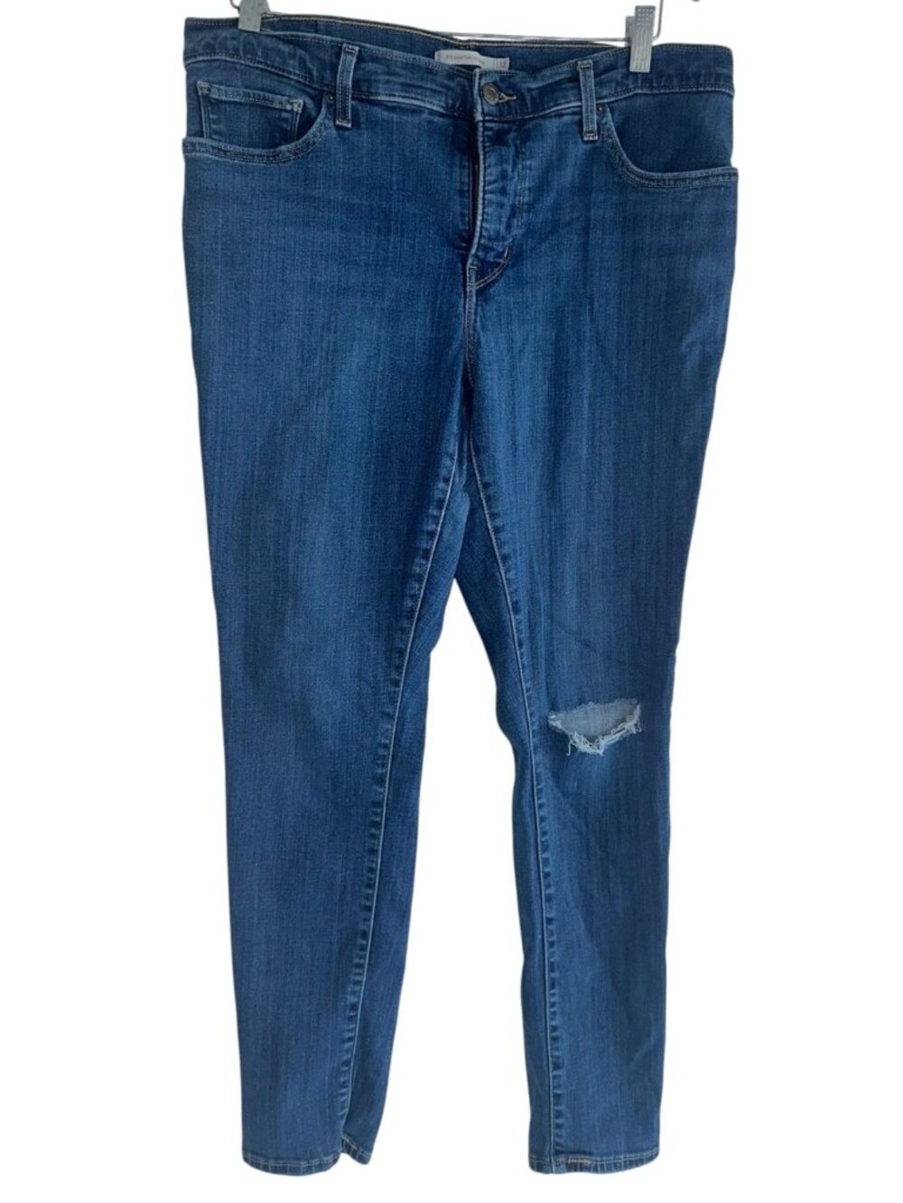 Levi’s Women’s 311 Shaping Skinny Jeans Sz 32 Distressed Medium Wash
